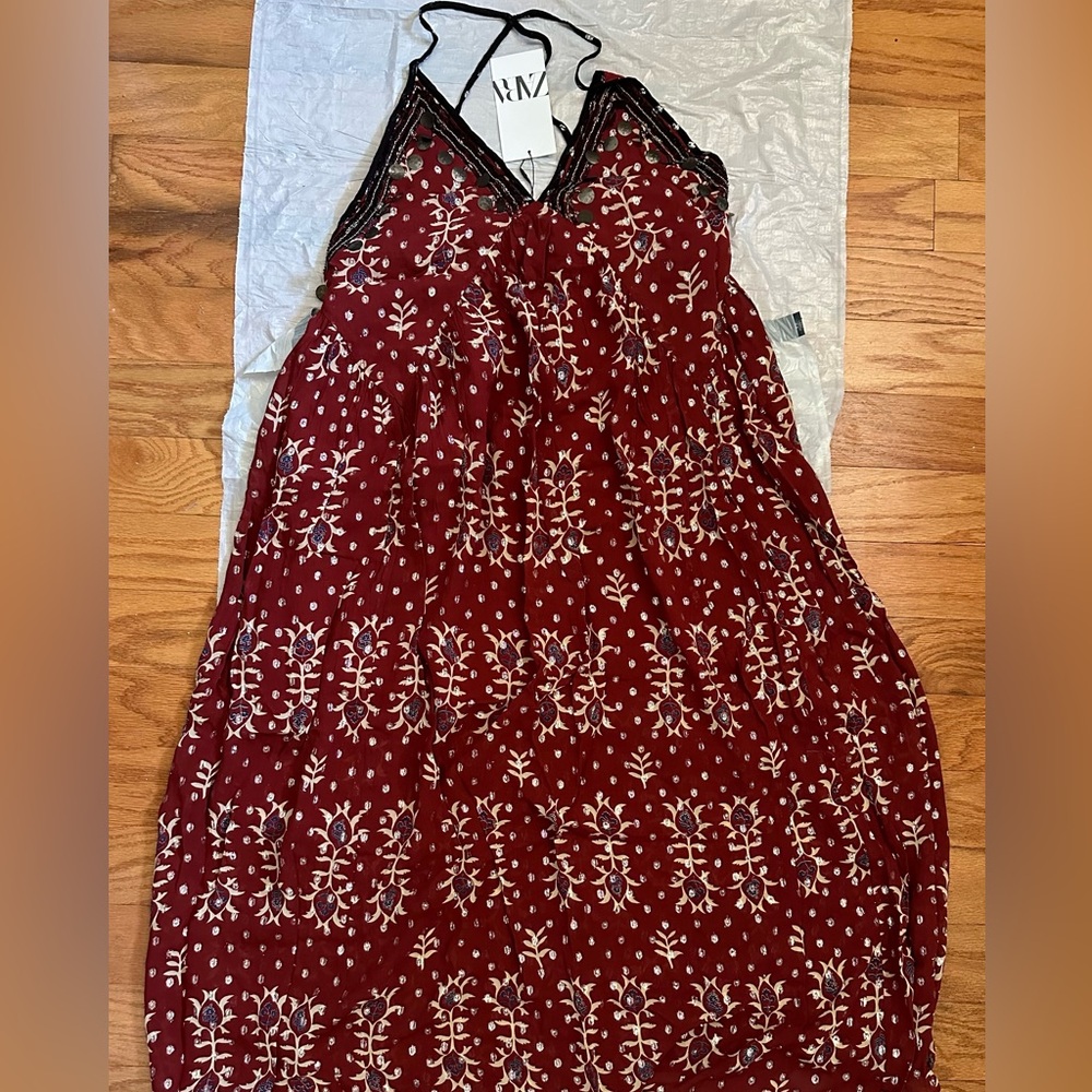 ZARA BOHO PRINTED COIN DRESS. New with tags! 
$99